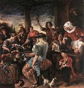 Jan Steen A Merry Party Sweden oil painting artist